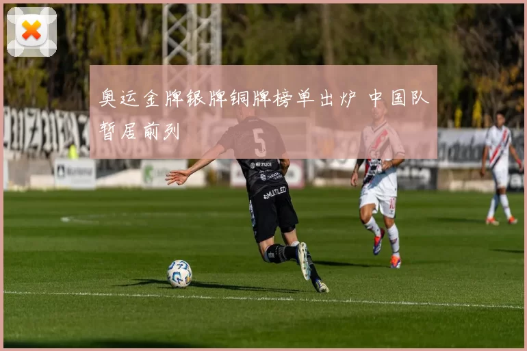 奥运金牌银牌铜牌榜单出炉 中国队暂居前列