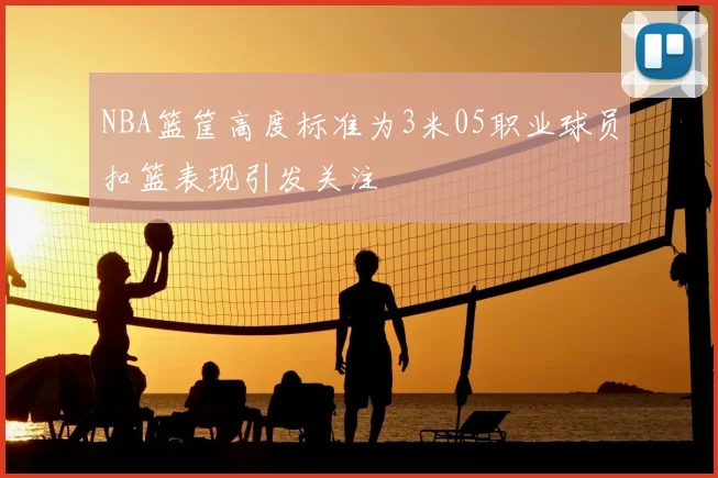 NBA篮筐高度标准为3米05职业球员扣篮表现引发关注