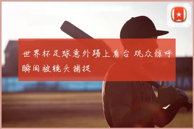 世界杯足球意外踢上看台 观众惊呼瞬间被镜头捕捉